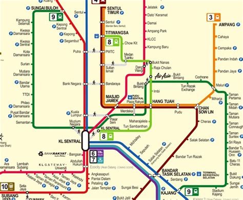 MRT Muzium Negara Route (Laluan) - Schedule (Jadual)