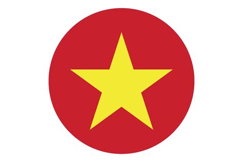 Circle flag vector of Vietnam 11074559 Vector Art at Vecteezy