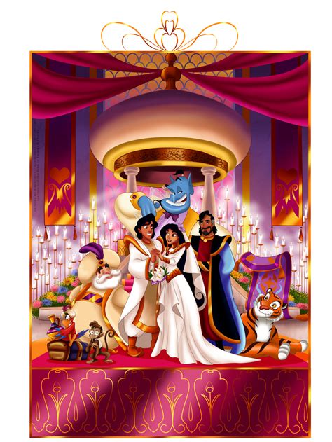 Wedding Portrait | Disney jasmine, Aladdin and jasmine, Disney