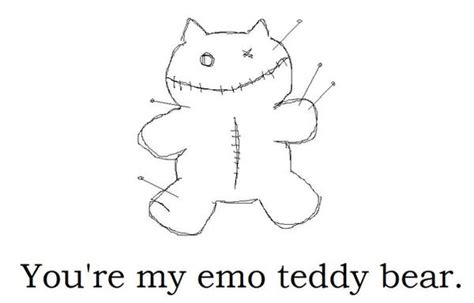 Emo Teddy Bear.... by MitzuYaku on DeviantArt