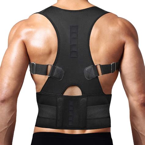 Thoracic Back Brace Posture Corrector - Magnetic Support for Neck ...