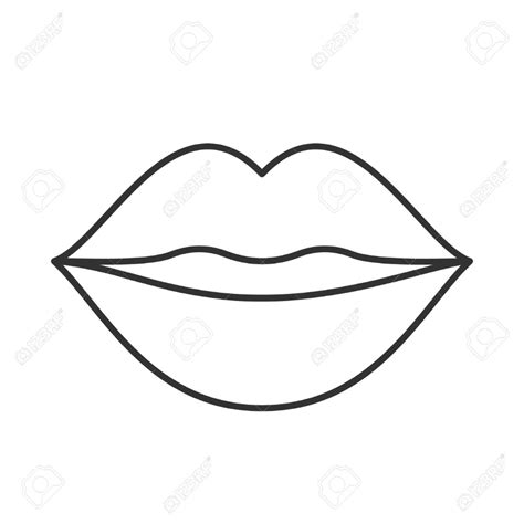 Download High Quality lips clipart outline Transparent PNG Images - Art ...