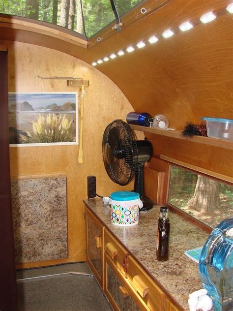 Teardrop-FullTime-interior Teardrop Trailer Interior, Airstream ...