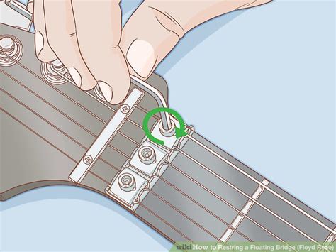 How to Restring a Floating Bridge (Floyd Rose) (with Pictures)