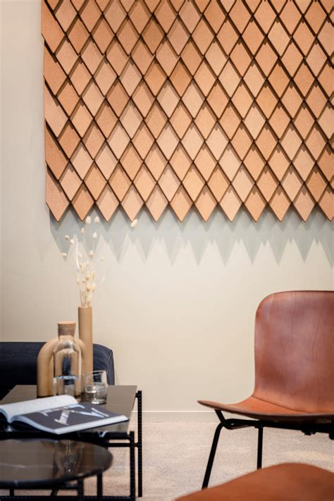 SAGA Cork Acoustic wall panel By Nordgröna