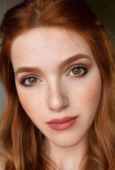 Pin by Fatima on Amazing Eyes | Red hair makeup, Wedding makeup redhead ...