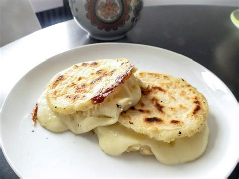 Cheese Stuffed Colombian Arepas Recipe