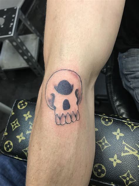 My cyclops skull done by Tudy at Born to Lose tattoo in Modesto, CA for ...