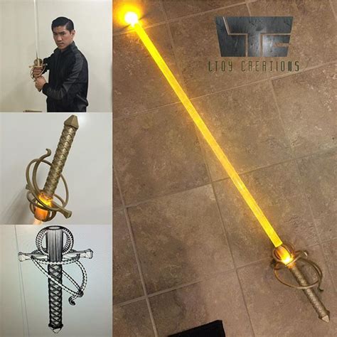 3D Printed Rapier Sword hilt v1.0 (Lightsaber/Vibrosword) Diy ...