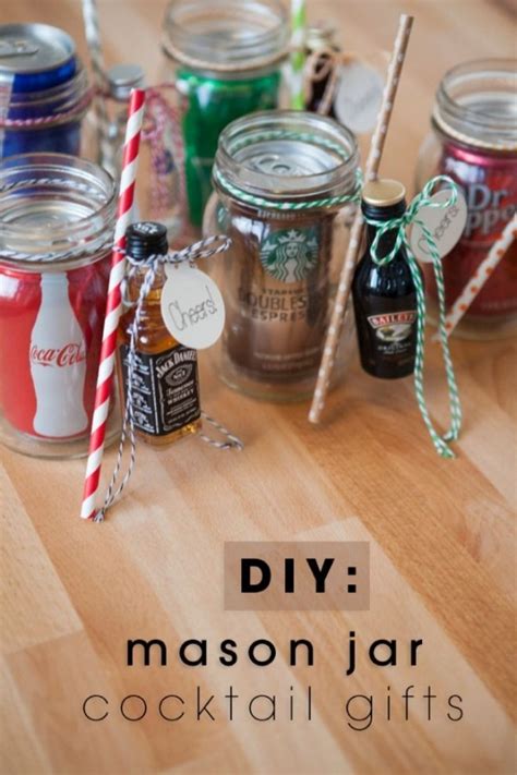 Easy Mason Jar Cocktail Party Favors – Party Ideas