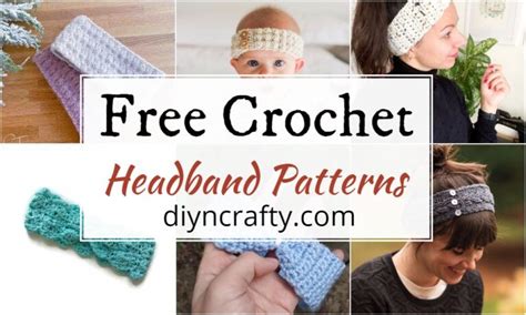 50 Easy Free Crochet Headband Patterns For Winter - DIYnCrafty