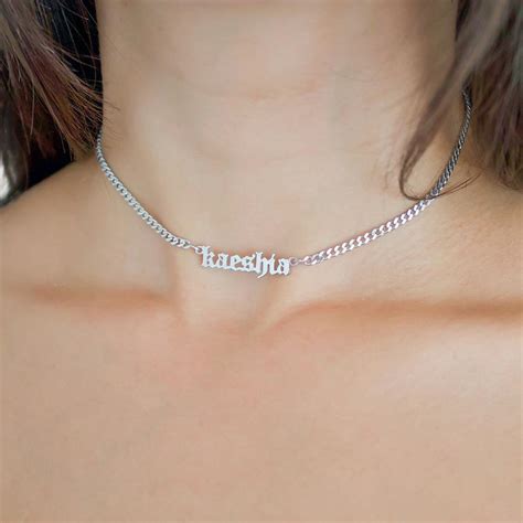 Personalized Old English Necklace - Limitless Jewellery