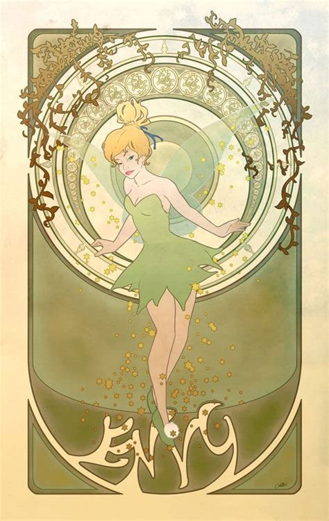 Disney Art Nouveau Seven Deadly Sins - Envy | Картины с диснеевскими ...