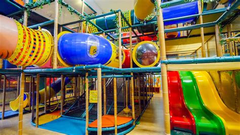 Indoor Playground Fun for Kids at Busfabriken Soft Play Center - YouTube