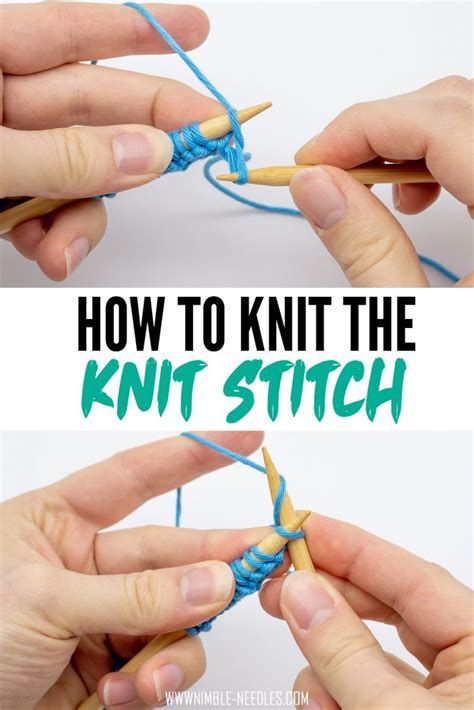 How to Knit the Knit Stitch: Step by Step tutorial [+video with slow-mo]