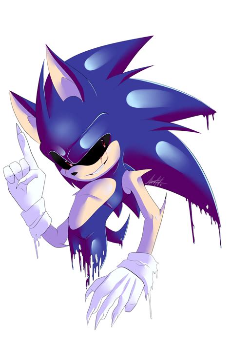 RE:draw Sonic.EXE by FlamieDeWynter on DeviantArt