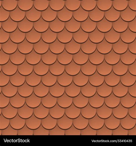 Roof tile texture pattern rooftop Royalty Free Vector Image