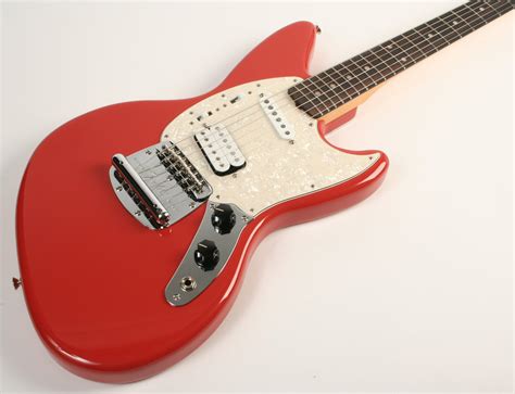 Fender Kurt Cobain Jag-Stang Rosewood Fingerboard Fiesta Red - 885978793273