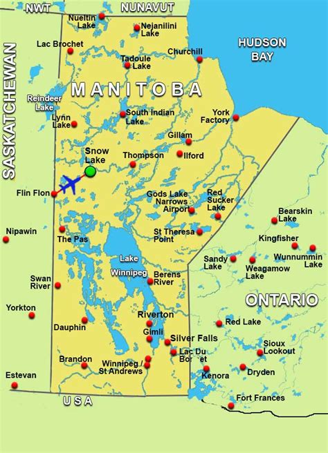 Charter Flights To Snow Lake Manitoba /Charter Flight Network