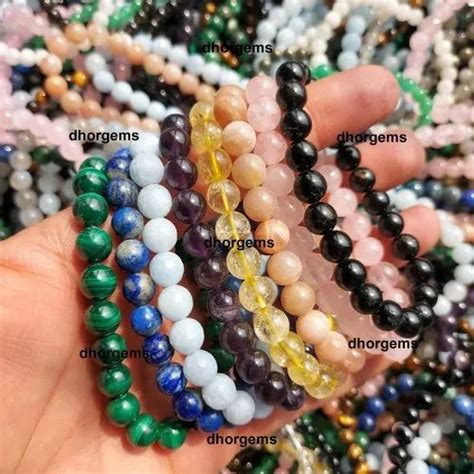 25 Green Mix gemstone beads bracelets at Rs 260 in Jaipur | ID: 24385613762