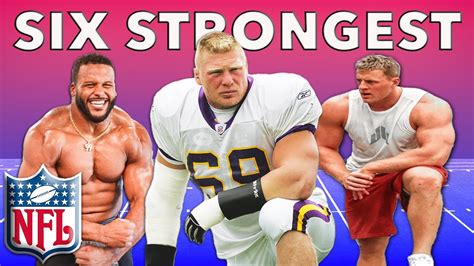 The 6 STRONGEST NFL Players Ever - YouTube