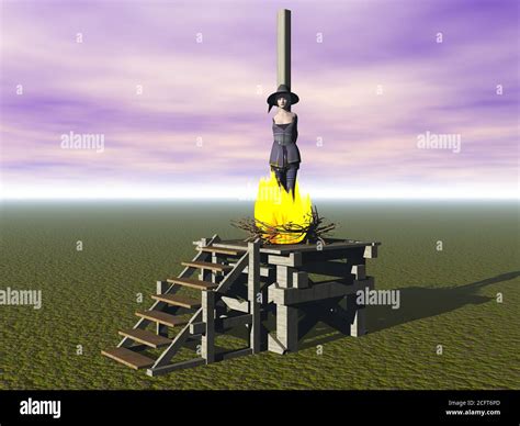 Witch Burning High Resolution Stock Photography and Images - Alamy