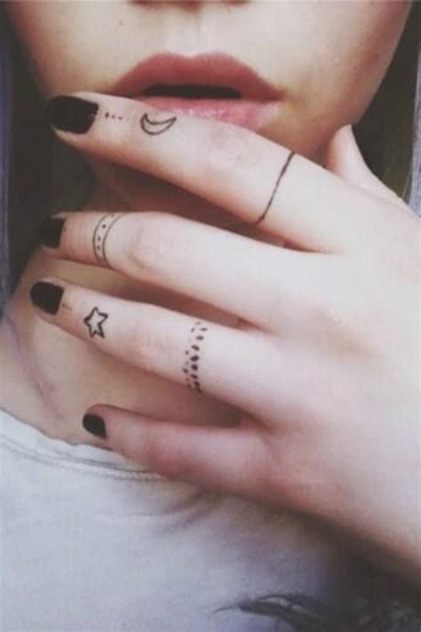 Tiny Finger Tattoos Ideas inspiredluv (3) · Inspired Luv