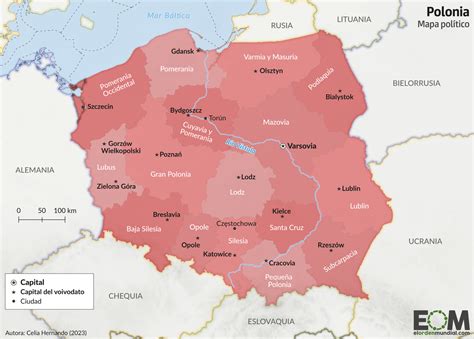 Mapa polityczna Polski - Mapy Porządku Świata