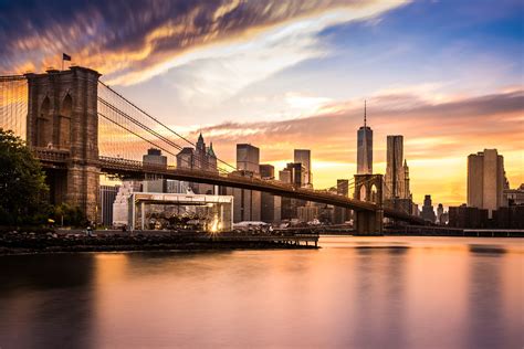 New York Skyline Sunset 2022