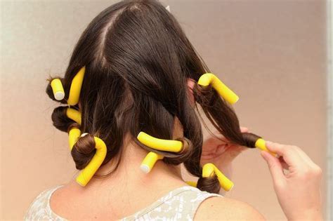 How to Curl Hair With Foam Rollers Curl Hair With Rollers, Hair Rollers ...