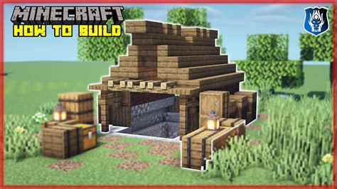 Minecraft Mine Entrance Build - Printable Form, Templates and Letter