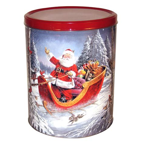 Christmas Parade Popcorn Tin