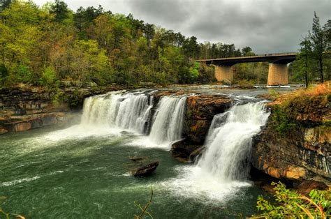 usa, Rivers, Waterfalls, Bridges, Little, River, Canyon, National ...