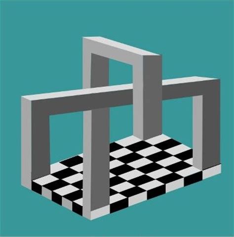 Nifty Impossible Object Optical Illusion