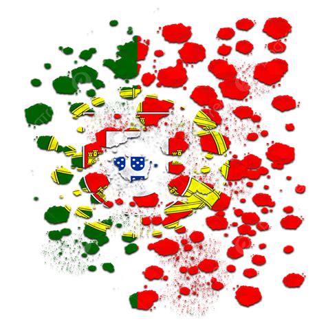 Portugal Dot Flag, Portugal Watercolor, Portugal Flag, Portugal PNG ...