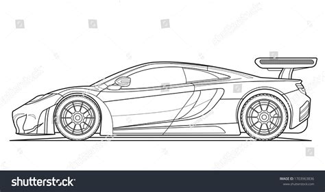 12,196 Race Car Sketch Images, Stock Photos & Vectors | Shutterstock