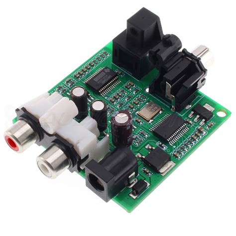 ADC Board Analog Digital Converter PCM1804 RCA to SPDIF 24bit 192kHz ...