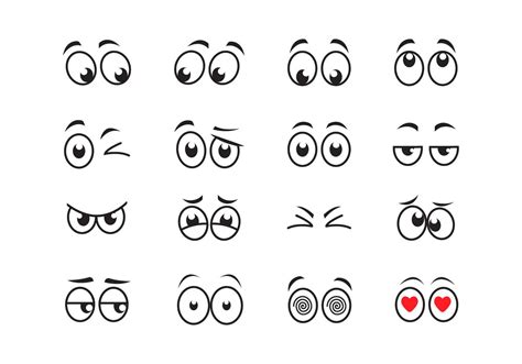 Cartoon Eyes Vector Art, Icons, and Graphics for Free Download