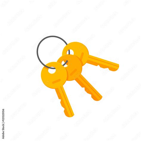 Keys On A Ring Clipart