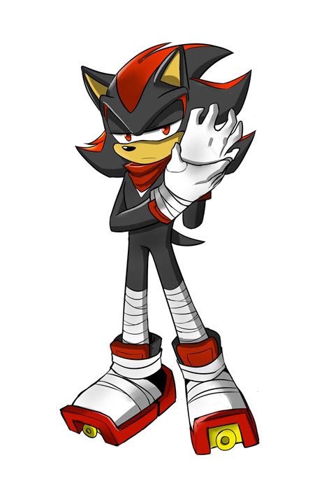 How to Draw Shadow From Sonic Boom - Calderon Ingete