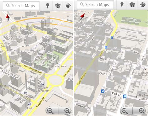 TECH FOR HELP: 3D buildings in Google Maps for Android arise in ...