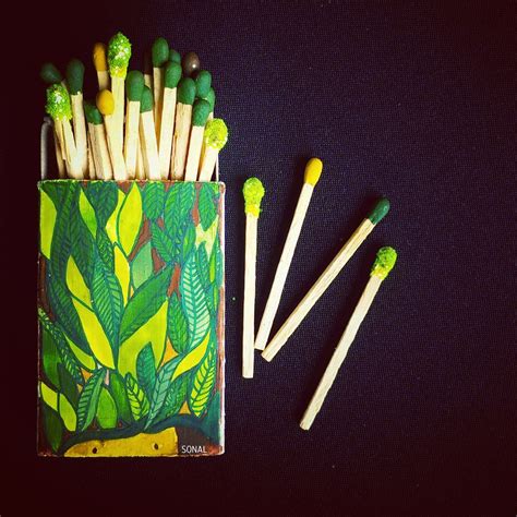 The matchbox art on Behance