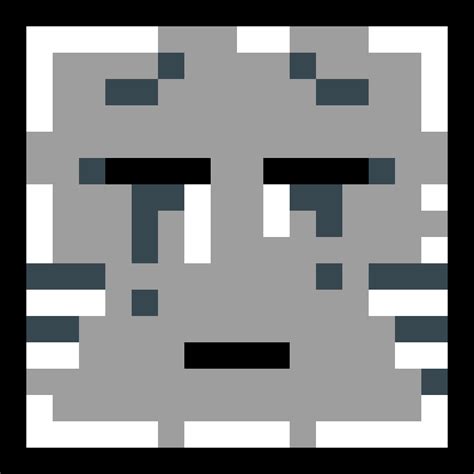 Pixilart - Minecraft ghast face by minecrfafter01