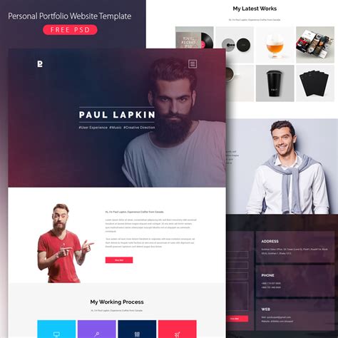 Personal Portfolio Template Free