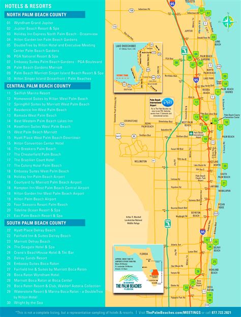 West Palm Beach Area Map