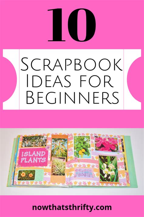 10 Scrapbook Ideas for Beginners - Now That's Thrifty!