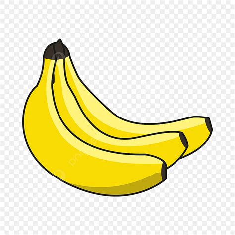 Elementos De Clipart De Banana De Desenho Amarelo PNG , Clip Art ...