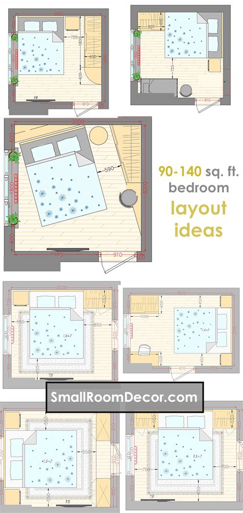 Small Bedroom Furniture Layout Ideas - Homecare24