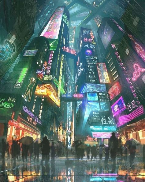 Cyberpunk Photography & Art on Instagram: “Welcome to Cyberpunk Cities ...