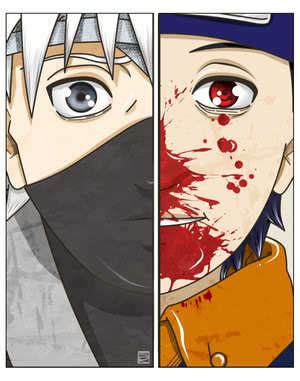 Which of his eyes did obito give to kakashi - obito uchiha Answers - Fanpop